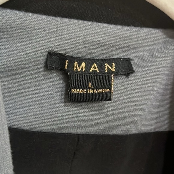 Iman Moto Steel Gray & Black Jacket Size Large - Picture 4 of 9